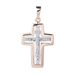 Крест христианский 16767 золото Полновесный