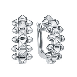 Серьги б120962 золото Картье шипы