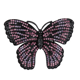 Брошь 61910270-2 ювелирный сплав Бабочка