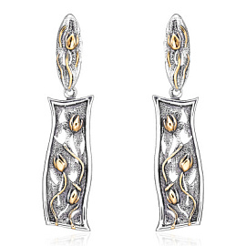 Серьги подвесные ER031059NIN-L серебро