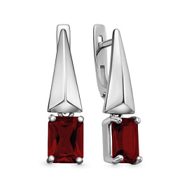 Серьги подвесные 2-1226 гр серебро