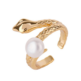 Кольцо 3V-5891-Y ювелирный сплав змея