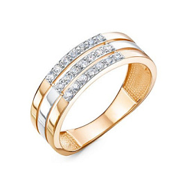 Кольцо дорожка 1105467 золото Дорожка