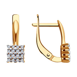 Серьги 0200131 золото