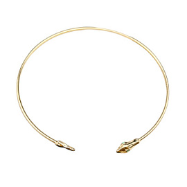 Колье 271110015g ювелирный сплав Ящерица