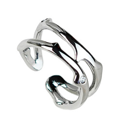 Кольцо 3-2123-W ювелирный сплав