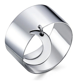 Кольцо 410-10-293 серебро Полумесяц