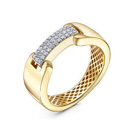 Кольцо дф1101957рл золото