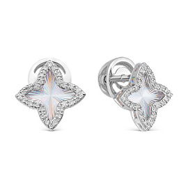 Серьги пусеты С-2753-02 золото Роберто Коин