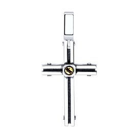 Крест декоративный 95-130-02273-1 серебро