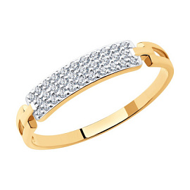 Кольцо дорожка 018849 золото Дорожка