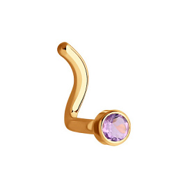 Пирсинг в нос 060120 золото