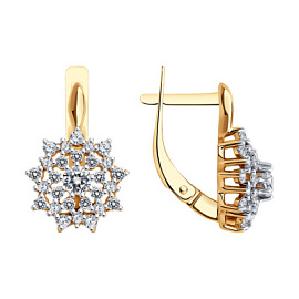 Серьги 51-120-02020-1 золото