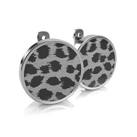 Серьги SF-с2000.с серебро Леопард