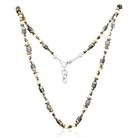 Колье NK029977PRL-CRD-S серебро