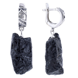 Серьги подвесные 4145с  серебро