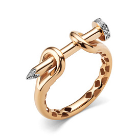 Кольцо к5761 золото Картье Гвоздь