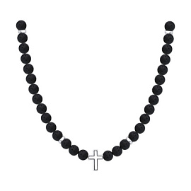 Колье 83070072 серебро Крест