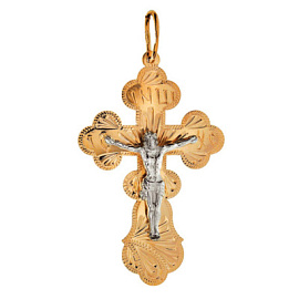 Крест христианский 8030р золото