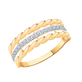 Кольцо 11210 золото