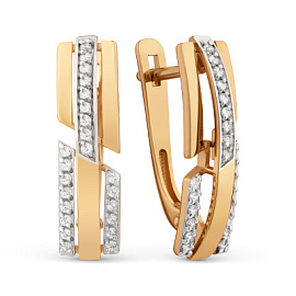 Серьги 032672-1102 золото