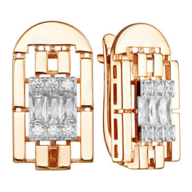 Серьги кл4492а-01 золото