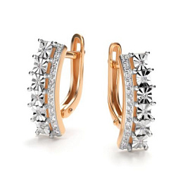 Серьги дорожка 26880-100 золото