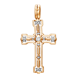 Крест декоративный 101978-1102 золото