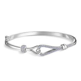 Браслет жесткий FYS0729 серебро