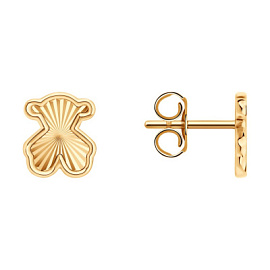 Серьги пусеты 0200751 золото Тоус