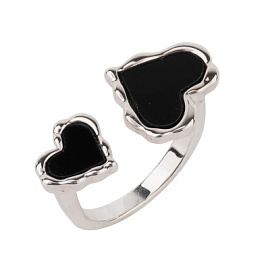 Кольцо 3-3543-W ювелирный сплав Сердце