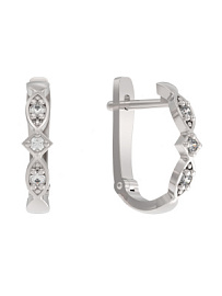 Серьги дорожка 1041112-01110 серебро Дорожка