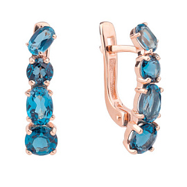 Серьги дорожка С-0162 лт золото