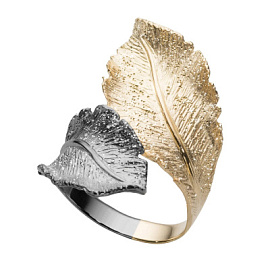 Кольцо SAN1907.BY серебро Лист