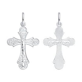 Крест христианский 94120028 серебро Полновесный