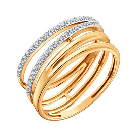 Кольцо Т14701Д365 золото