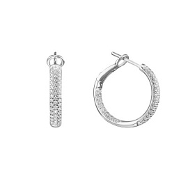 Серьги конго СРС1049Ф серебро