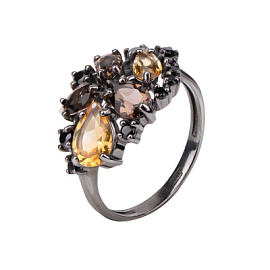 Кольцо К-3262чрс4070516 серебро