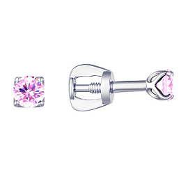 Серьги пусеты 203810-313-0019 серебро