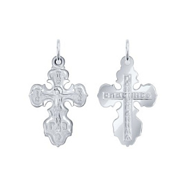 Крест христианский 94120143 серебро Полновесный
