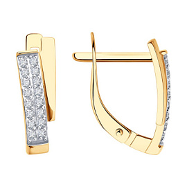 Серьги дорожка 0200550 золото