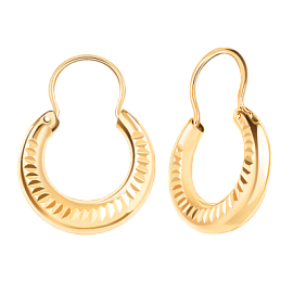 Серьги 20192а-2 золото