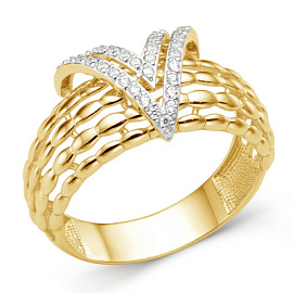 Кольцо 000971-4102 золото