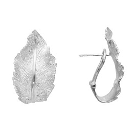 Серьги SOR1906.RH серебро Лист