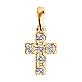 Крест декоративный 81030063 золото