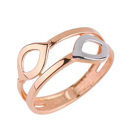 Кольцо фаланговое 21594 золото