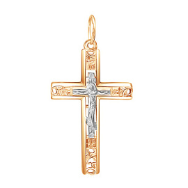 Крест христианский 03-3782 золото