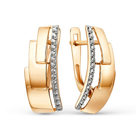 Серьги 032992-1102 золото
