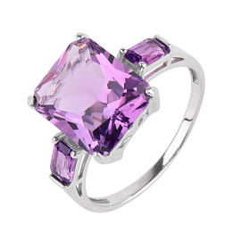 Кольцо 1-530 ам серебро