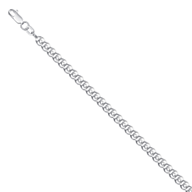 Цепь НЦ22-087Ю-3 d0.50  серебро Полновесная